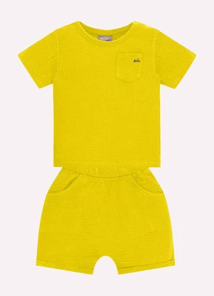 Milon - Conjunto Bebê Menino  Amarelo - MILON