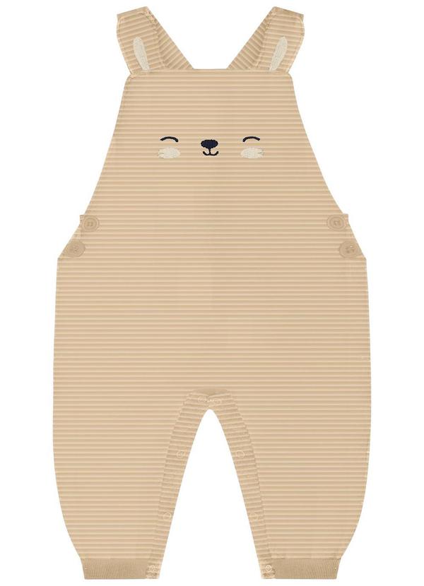 Milon - Conjunto  Bebê Menino Bordado Bege 3