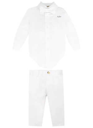 Milon - Conjunto Bebê Menino  Branco - MILON