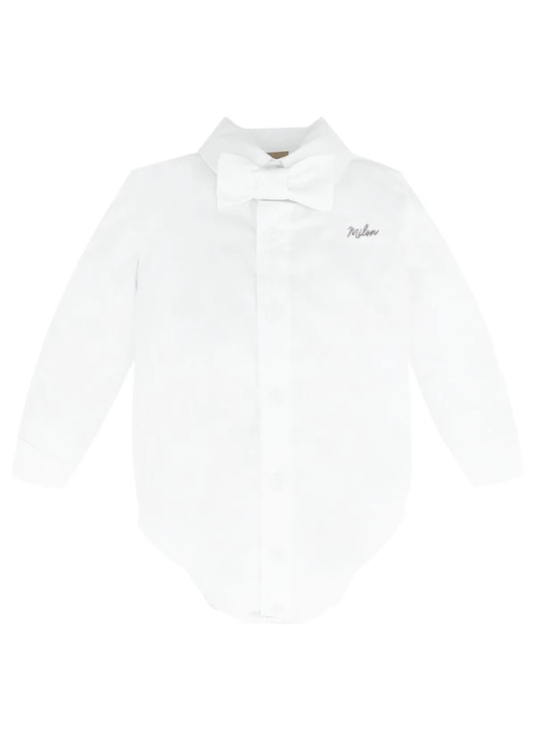 Milon - Conjunto Bebê Menino  Branco 2