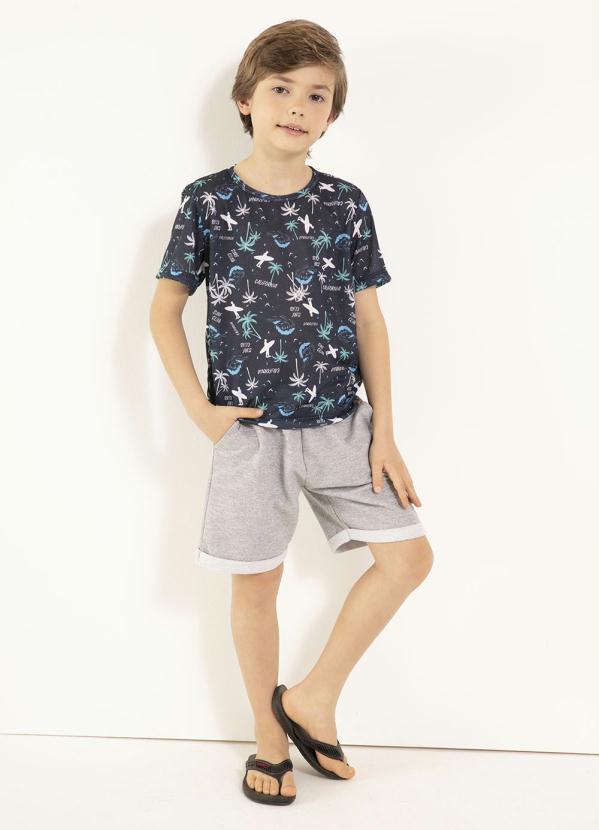 Outlet - Conjunto Camiseta Califórnia e Bermuda Mescla 6
