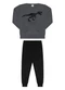 Alakazoo - Conjunto Felpado com Calça e Blusão Cinza - variação: Cinza