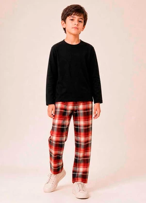 Bugbee - Conjunto Infantil em Malha Preto - BUGBEE