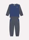 Milon - Conjunto Infantil Menino  Preto - variação: Azul