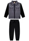 Milon - Conjunto Infantil Menino Cinza - variação: Cinza