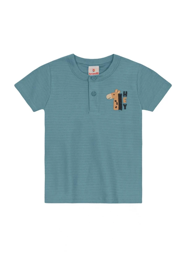 Brandili - Conjunto Infantil Menino de Girafa Azul 3