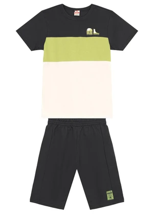 Brandili - Conjunto Infantil Menino de Skate Cinza - BRANDILI