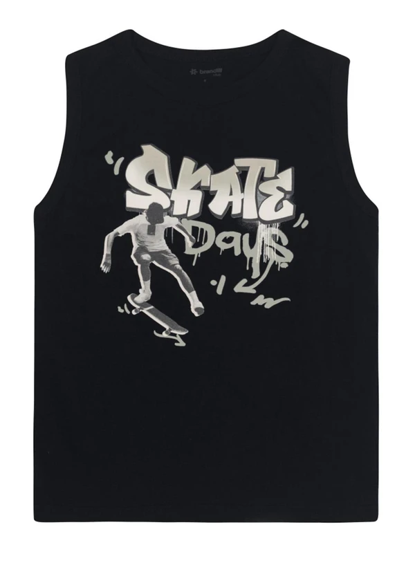 Brandili - Conjunto Infantil Menino de Skate Preto 2