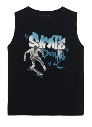Brandili - Conjunto Infantil Menino de Skate Preto - BRANDILI