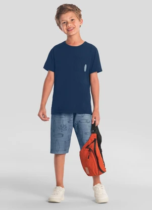 Brandili - Conjunto Infantil Menino de Surf Azul - BRANDILI