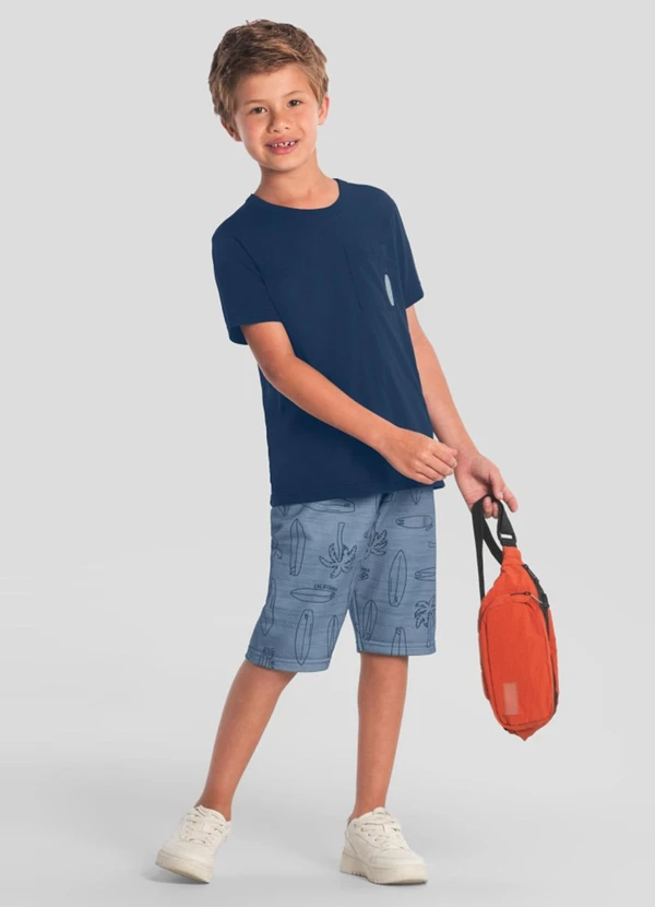 Brandili - Conjunto Infantil Menino de Surf Azul