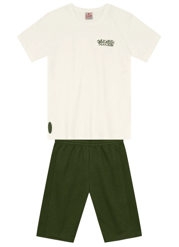 Brandili - Conjunto Infantil Menino de Surf Bege 2