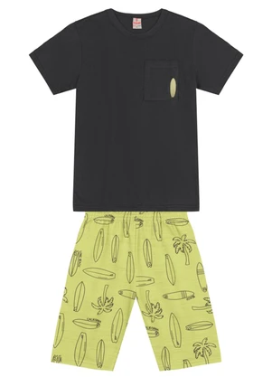 Brandili - Conjunto Infantil Menino de Surf Cinza - BRANDILI