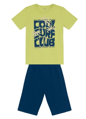 Brandili - Conjunto Infantil Menino de Surf Verde - BRANDILI