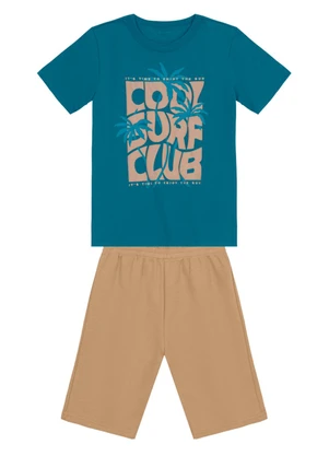 Brandili - Conjunto Infantil Menino de Surf Verde - BRANDILI