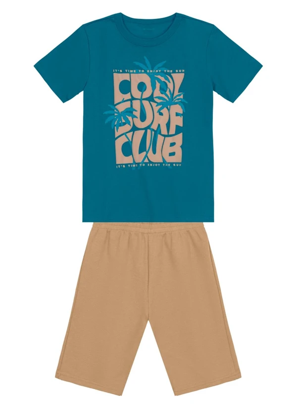 Brandili - Conjunto Infantil Menino de Surf Verde