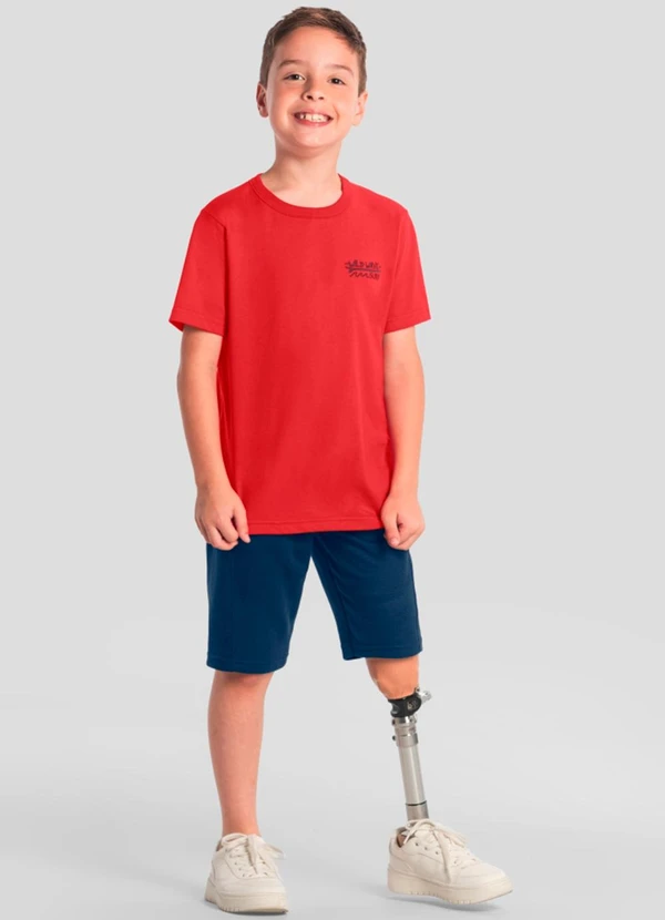 Brandili - Conjunto Infantil Menino de Surf Vermelho 1