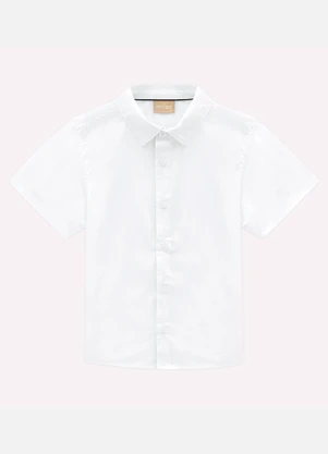 Milon - Conjunto Infantil Menino Estampa  Branco - MILON