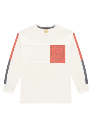 Milon - Conjunto Infantil Menino Estampa Off White - MILON