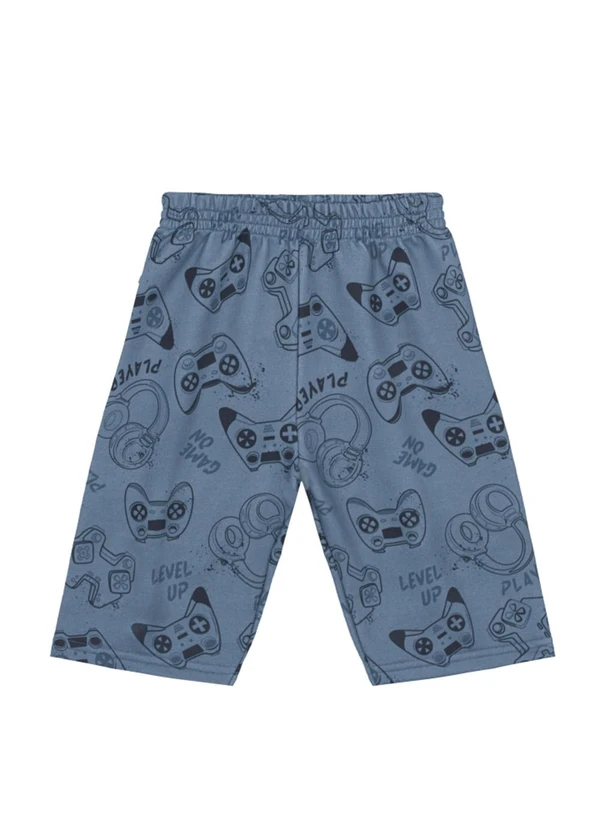 Brandili - Conjunto Infantil Menino Gamer Azul 3