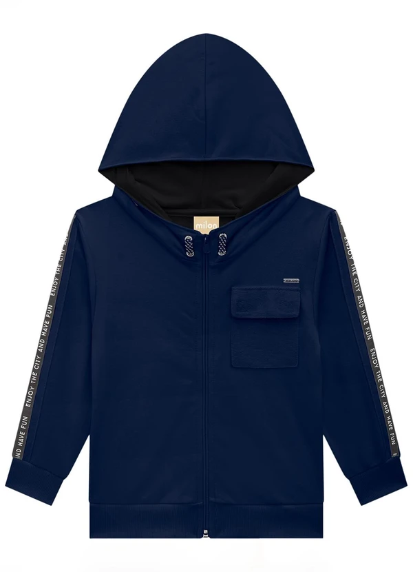 Milon - Conjunto Infantil Menino Lettering  Azul 2