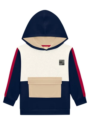 Milon - Conjunto Infantil Menino Lettering  Azul - MILON
