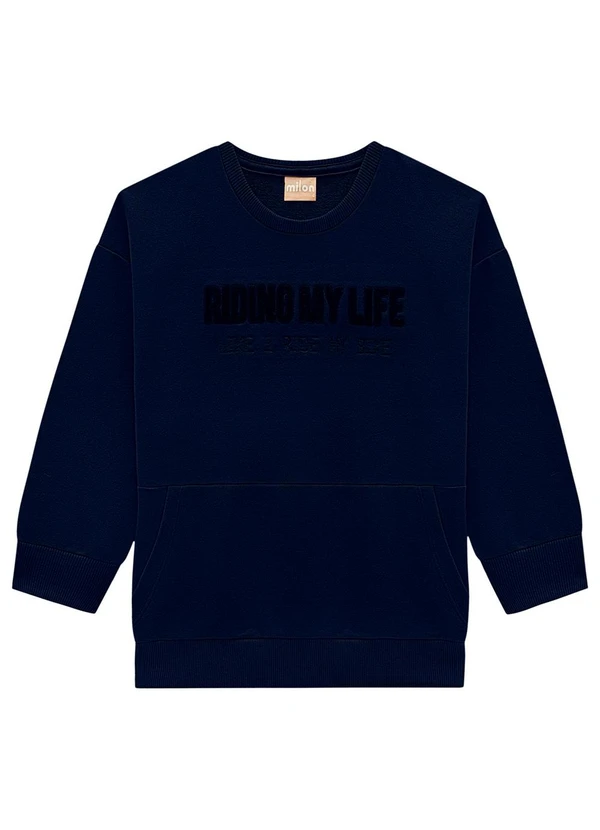 Milon - Conjunto Infantil Menino Lettering  Azul 3