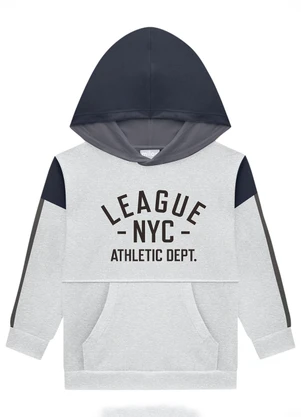 Milon - Conjunto Infantil Menino Lettering  Cinza - MILON