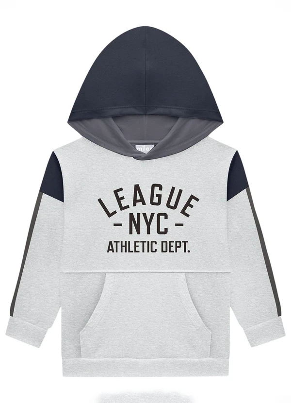 Milon - Conjunto Infantil Menino Lettering  Cinza 2