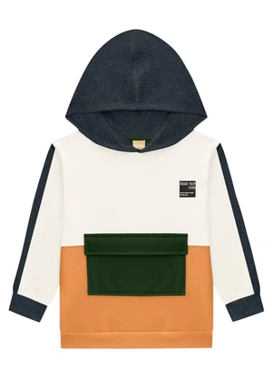 Milon - Conjunto Infantil Menino Lettering  Off White - MILON