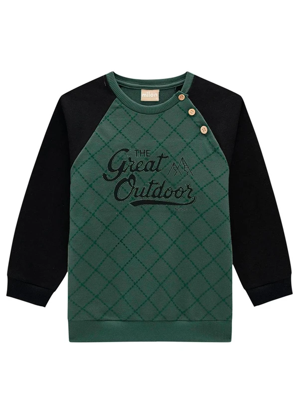 Milon - Conjunto Infantil Menino Lettering Verde 2