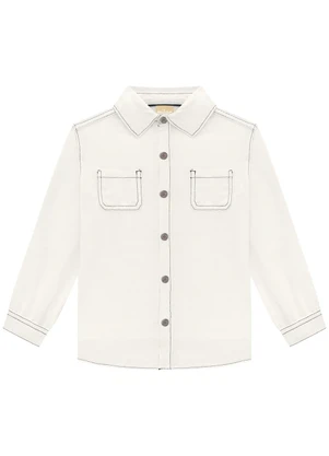 Milon - Conjunto Infantil Menino  Off White - MILON