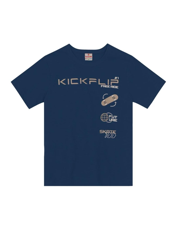 Brandili - Conjunto Infantil Menino Skate Azul 2