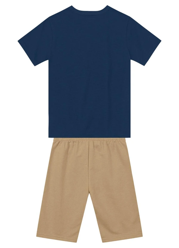 Brandili - Conjunto Infantil Menino Skate Azul 4