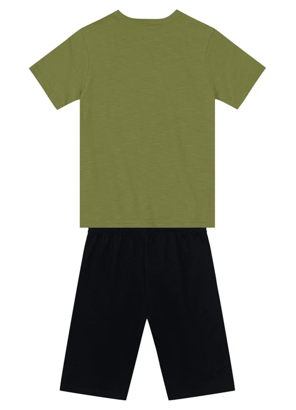 Brandili - Conjunto Infantil Menino Skate Verde 2