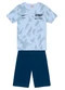 Brandili - Conjunto Infantil Menino Skatista Bege - variação: Azul