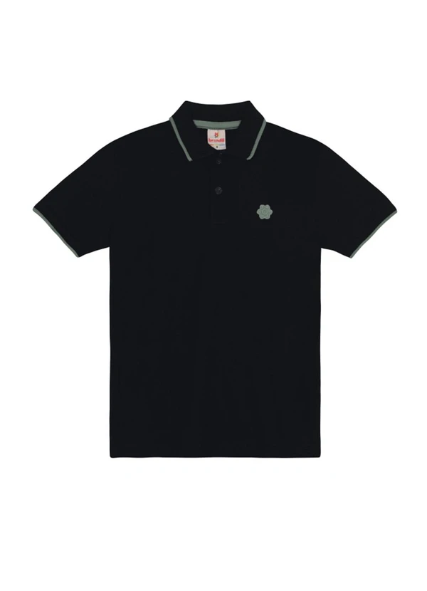 Brandili - Conjunto Polo Infantil Menino Preto 4