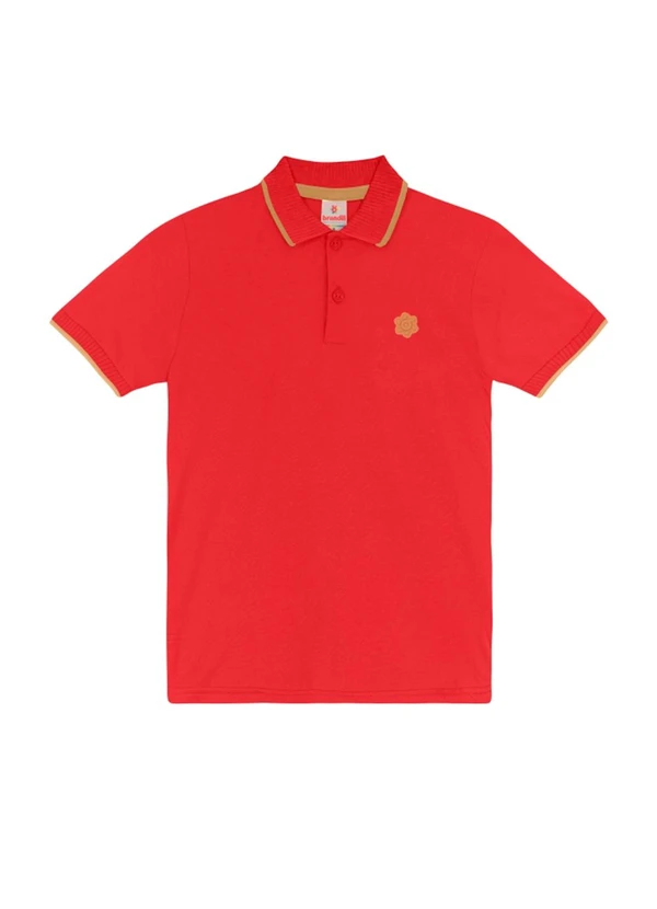 Brandili - Conjunto Polo Infantil Menino Vermelho 4