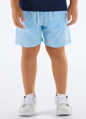 Quimby - Bermuda Boxer Microfibra Azul - QUIMBY