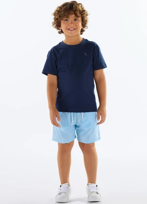 Quimby - Bermuda Boxer Microfibra Azul - QUIMBY