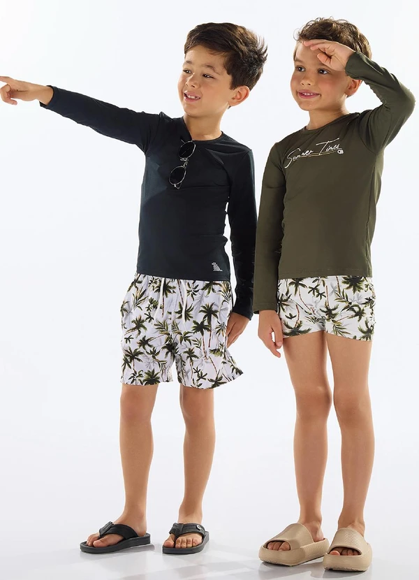 Quimby - Bermuda Boxer Microfibra Bege 2