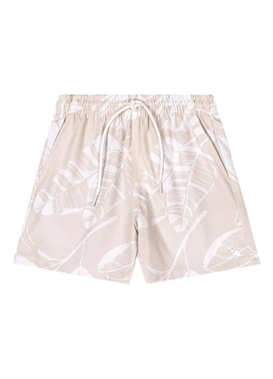 Quimby - Bermuda Boxer Microfibra Bege - QUIMBY