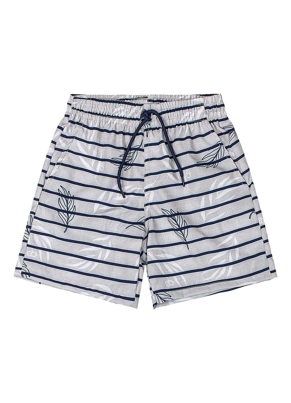 Quimby - Bermuda Boxer Microfibra Cinza 1