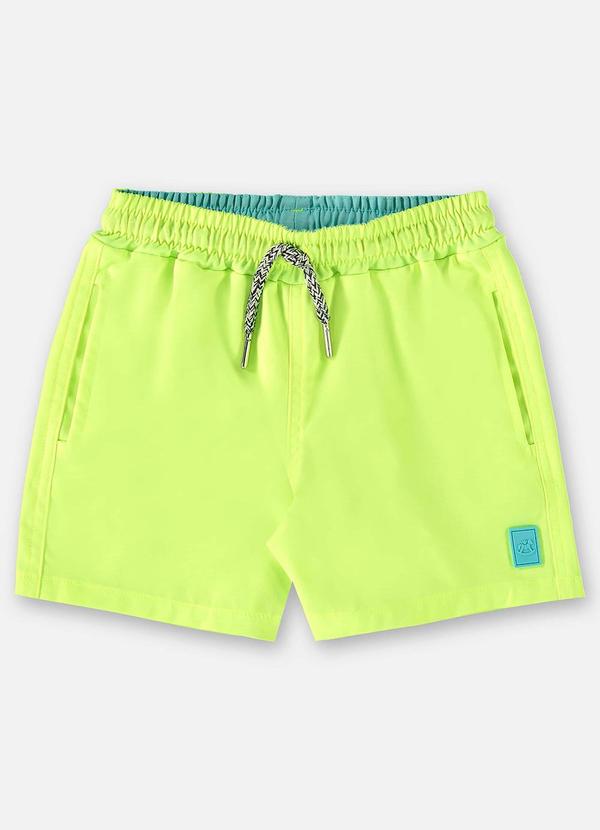 Up Baby - Bermuda em Microfibra Amarelo