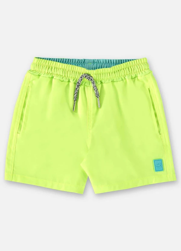 Up Baby - Bermuda em Microfibra Amarelo