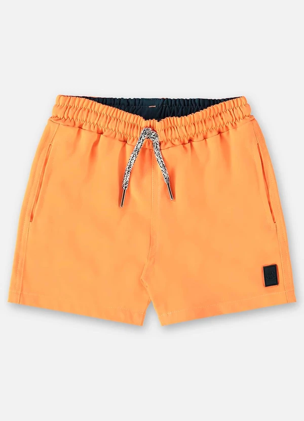 Up Baby - Bermuda em Microfibra Laranja