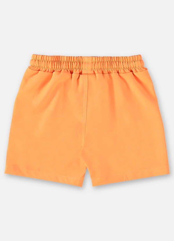 Up Baby - Bermuda em Microfibra Laranja 2