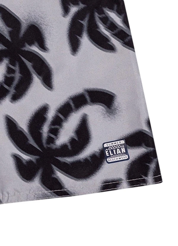 Elian - Bermuda Infantil Menino Tactel Proteção Uv Preto 2