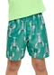 Elian - Bermuda Infantil Menino Tactel Proteção Uv Verde - variação: Verde