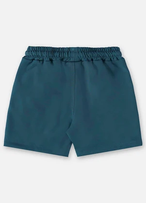 Up Baby - Bermuda para Menino em Microfibra Azul - UP BABY